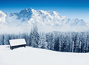 高清冬季冬天雪景自然风景JPG图片