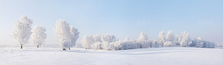 高清冬季冬天雪景自然风景JPG图片