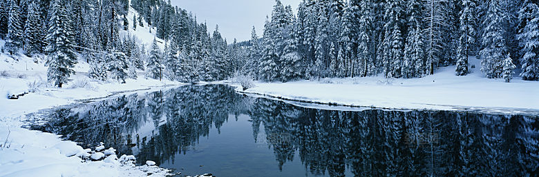 高清冬季冬天雪景自然风景JPG