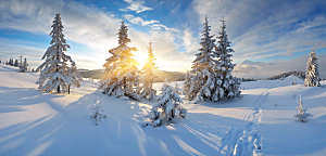 高清冬季冬天雪景自然风景JPG图片