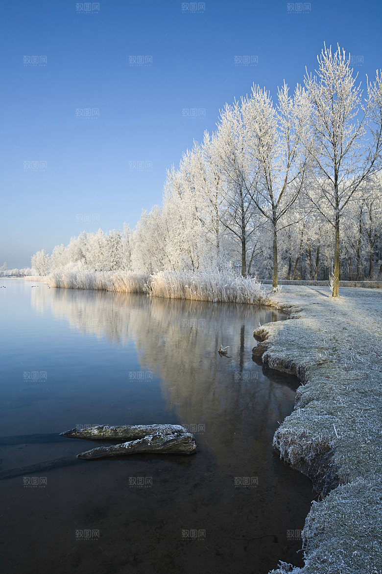 高清冬季冬天雪景自然风景JPG图片