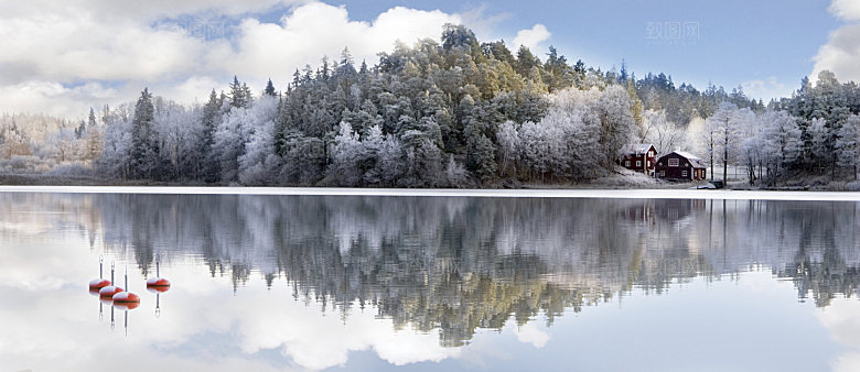 高清冬季冬天雪景自然风景JPG图片