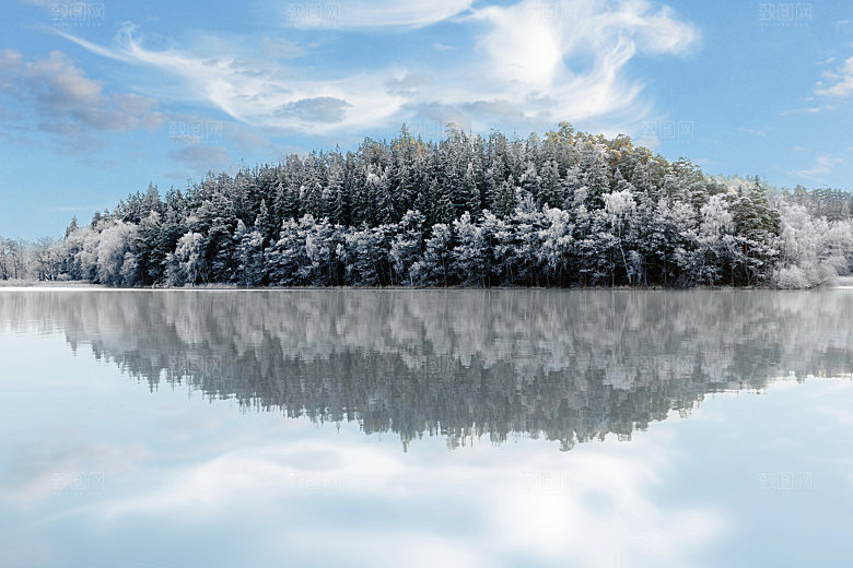 高清冬季冬天雪景自然风景JPG图片
