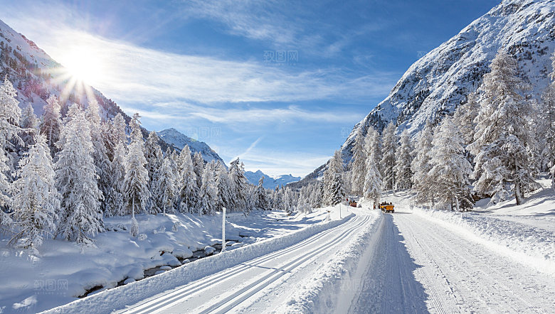 高清冬季冬天雪景自然风景JPG图片