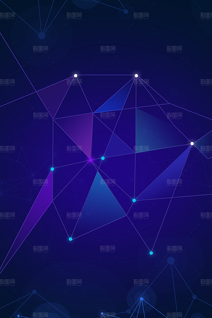 高科技可视化科幻3D科技海报