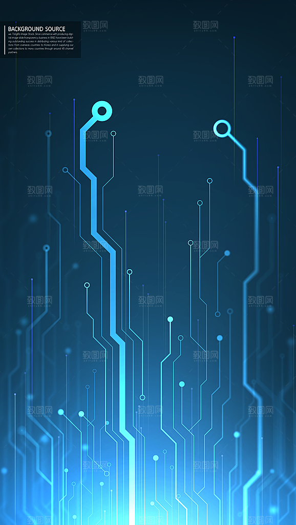 高科技可视化科幻3D科技海报