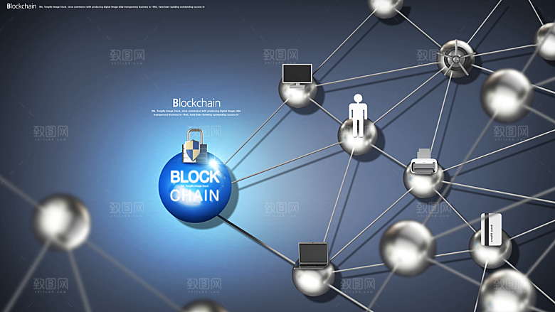 高科技可视化科幻3D科技海报