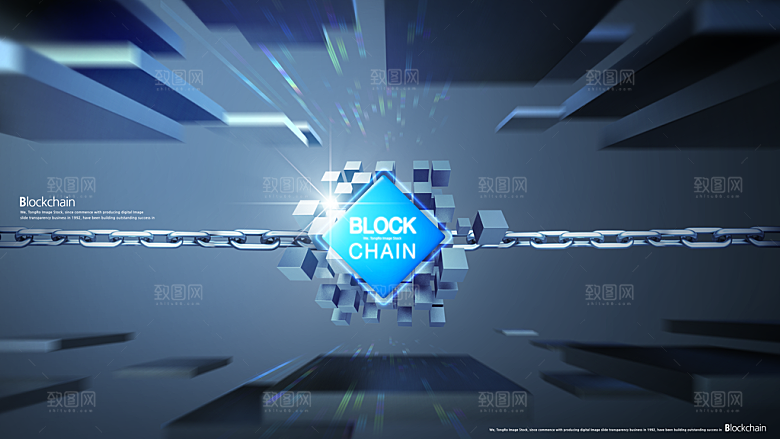 高科技可视化科幻3D科技海报