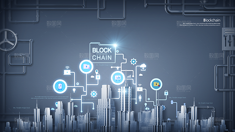 高科技可视化科幻3D科技海报