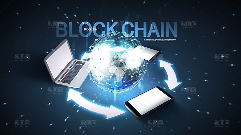 高科技可视化科幻3D科技海报