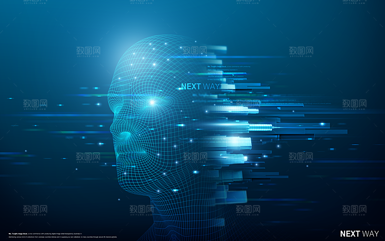 高科技可视化科幻3D科技海报