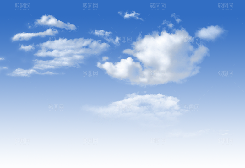高清天空云朵素材合成海报