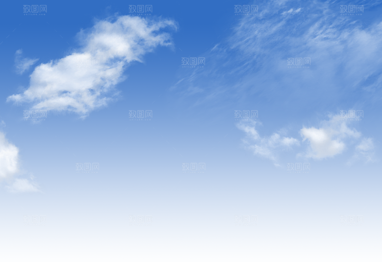 高清天空云朵素材合成海报