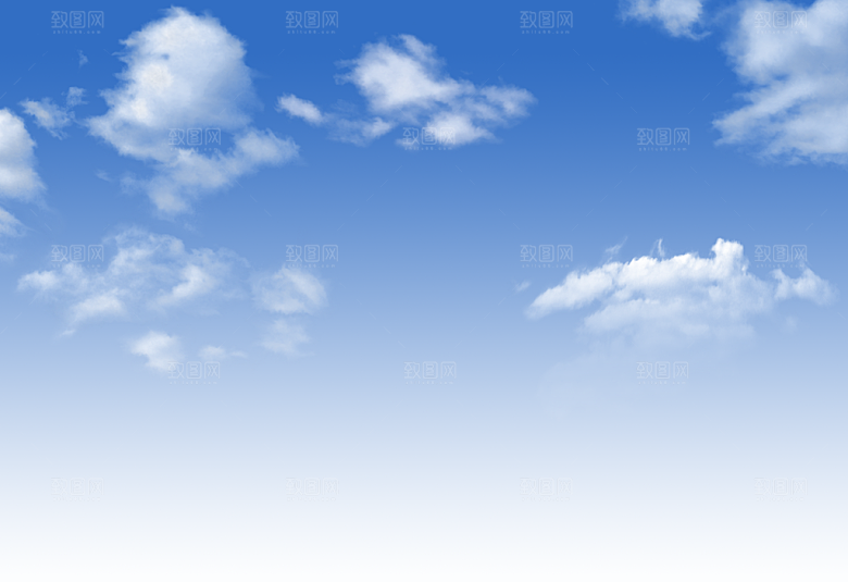 高清天空云朵素材合成海报