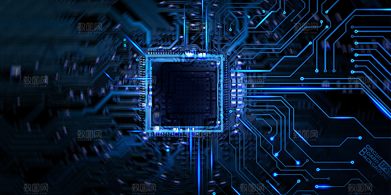 高科技可视化科幻3D科技海报