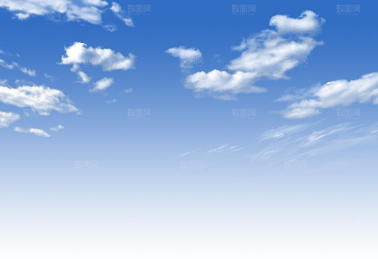 高清天空云朵素材合成海报