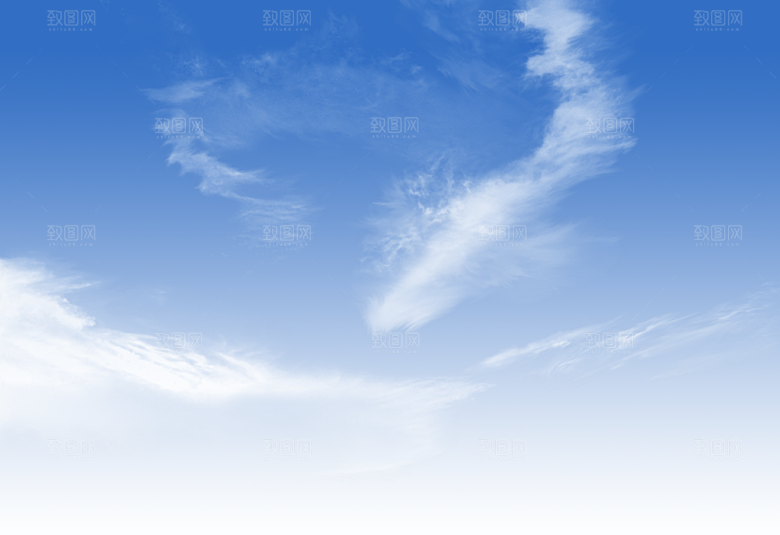 高清天空云朵素材合成海报