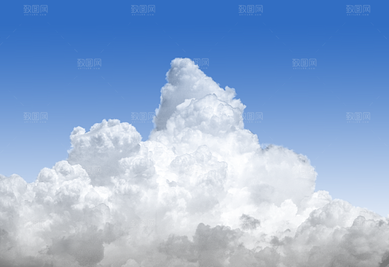 高清天空云朵素材合成海报