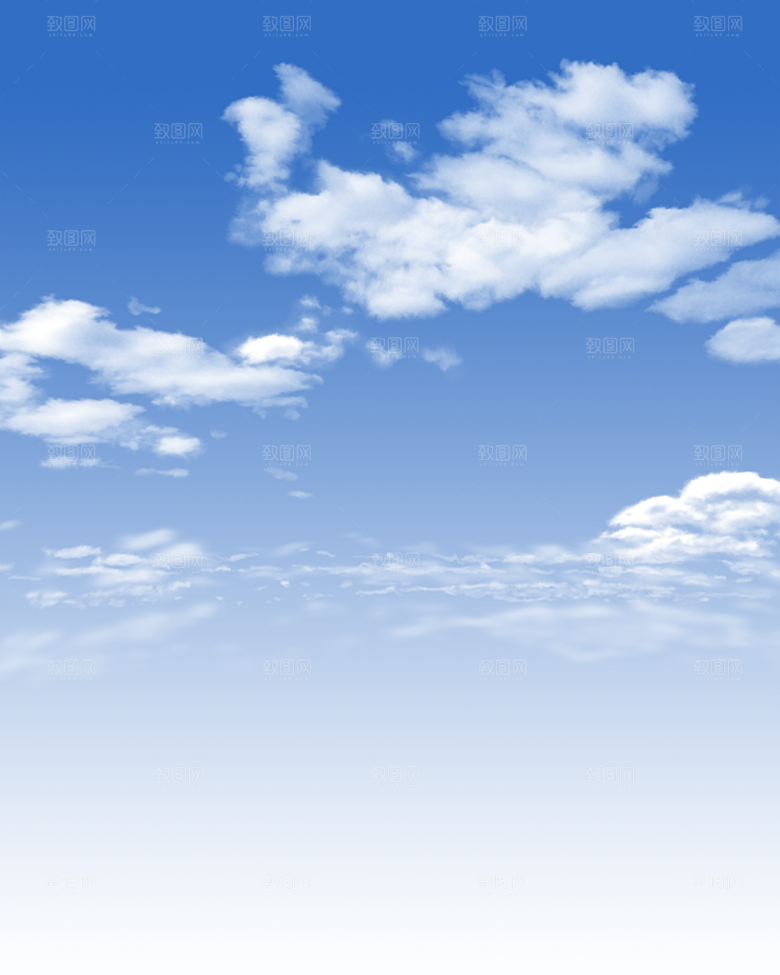 高清天空云朵素材合成海报