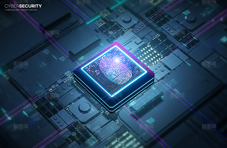 高科技可视化科幻3D科技海报