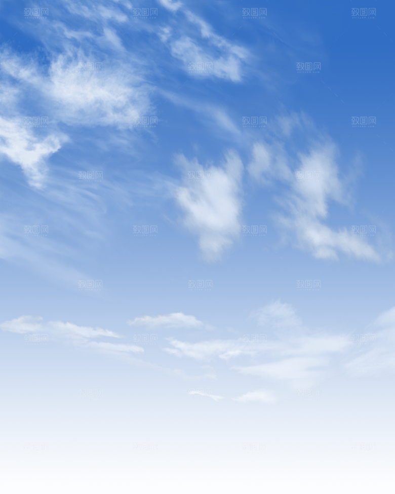 高清天空云朵素材合成海报