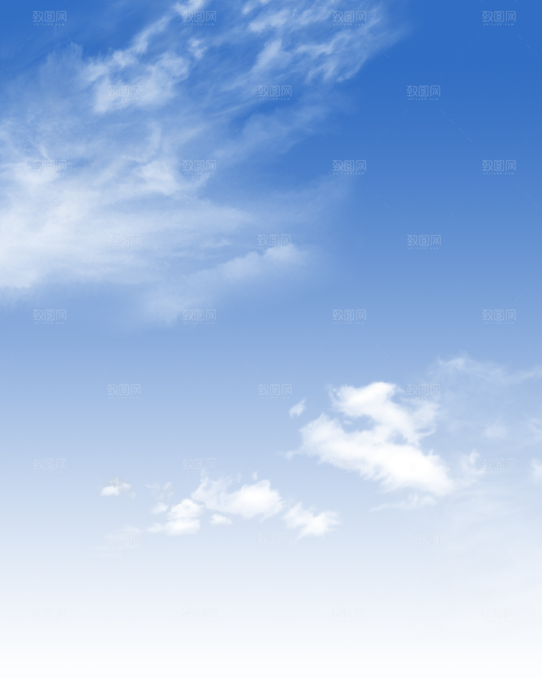 高清天空云朵素材合成海报