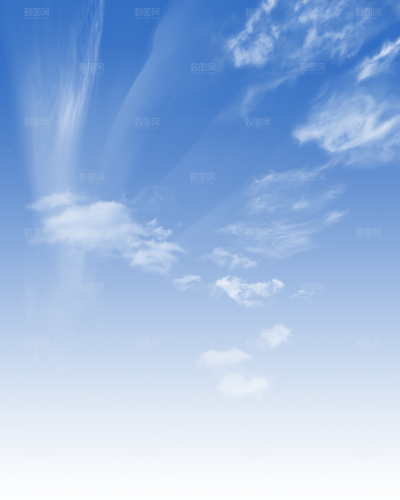 高清天空云朵素材合成海报