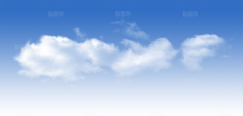 高清天空云朵素材合成海报