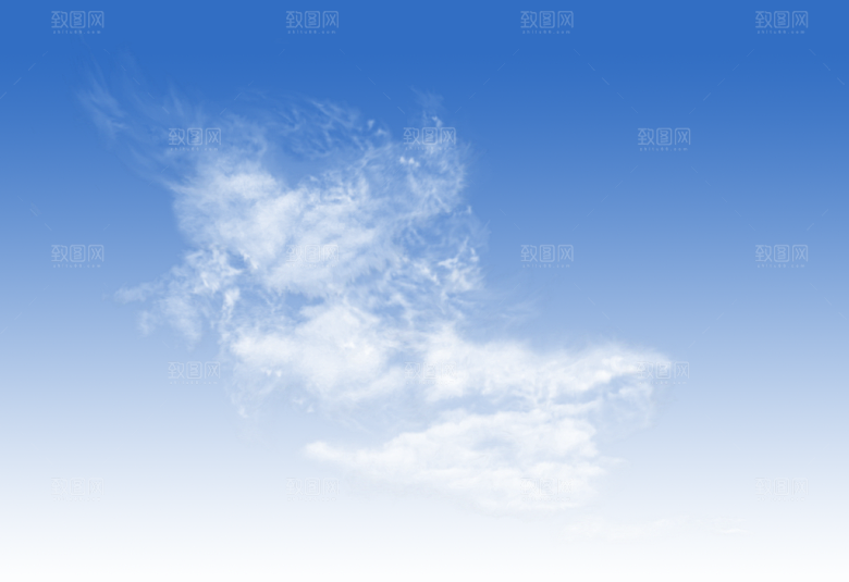 高清天空云朵素材合成海报