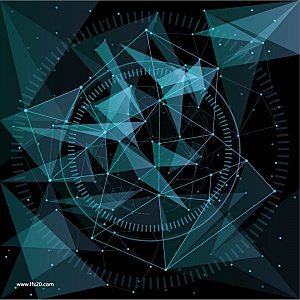 高科技可视化科幻3D科技海报