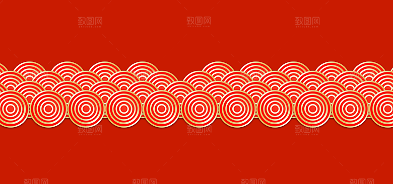 中式云纹花纹底纹