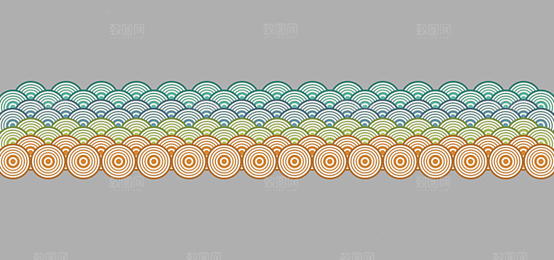 中式云纹花纹底纹