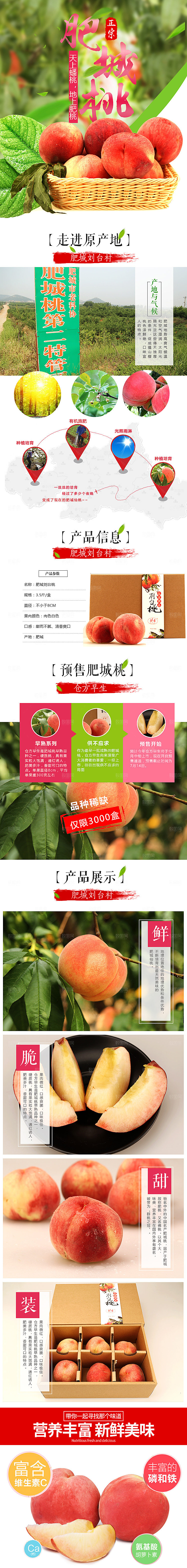 电商淘宝店铺水果类详情页
