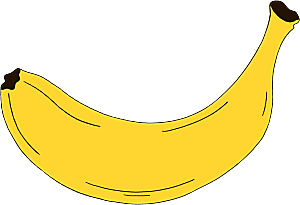 香蕉素材设计元素图