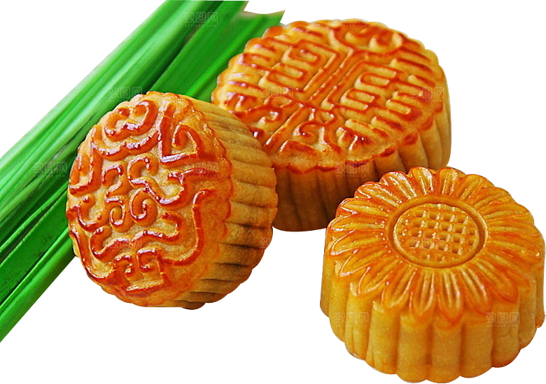 中秋节月饼元素素材