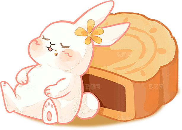 中秋节月饼元素素材设计