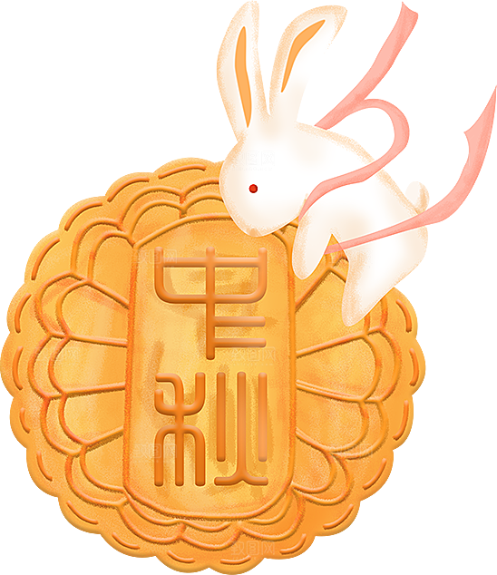 中秋节月饼元素素材设计