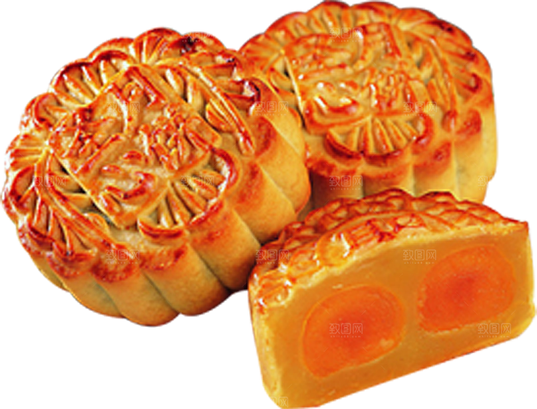 中秋节月饼元素素材