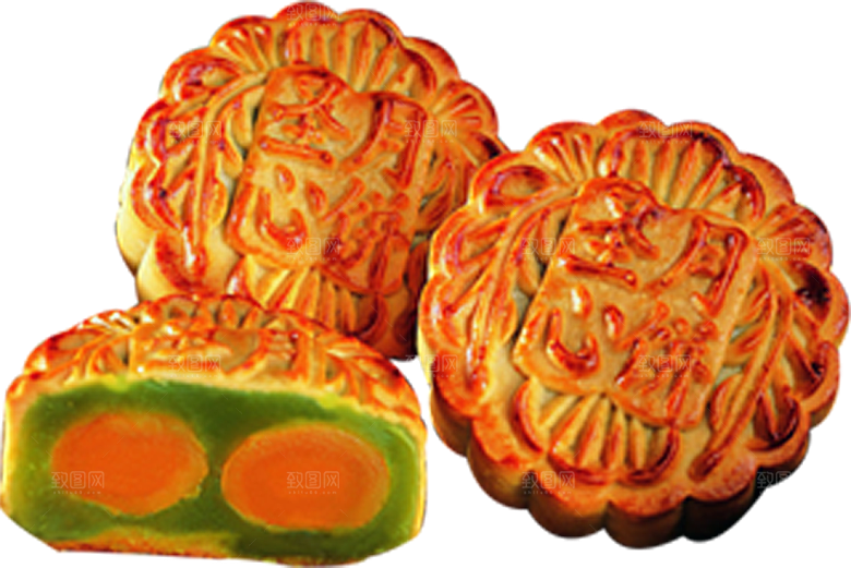 中秋节月饼元素素材
