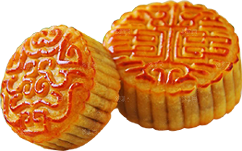 中秋节月饼元素素材
