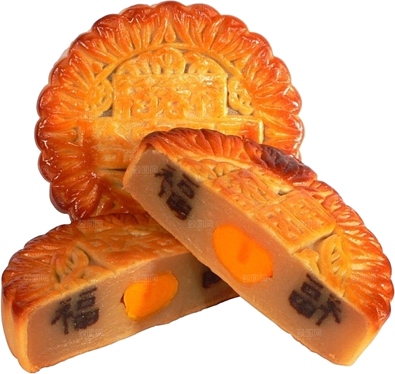 中秋节月饼元素素材