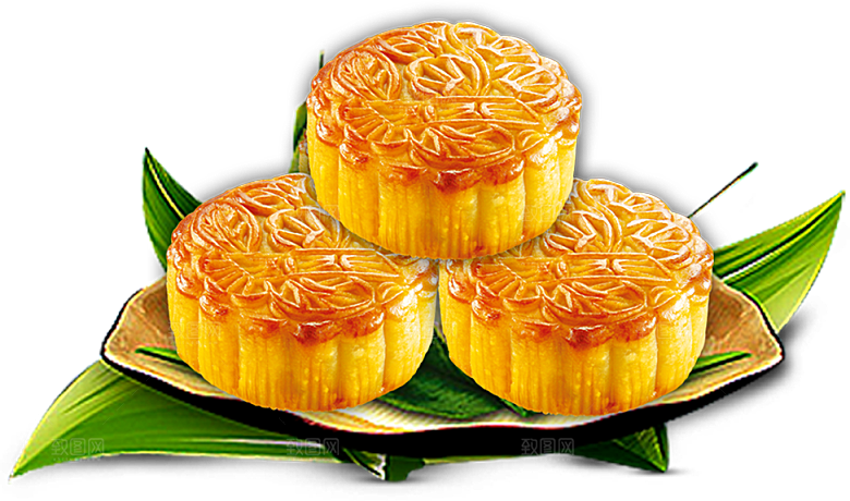 中秋节月饼元素素材