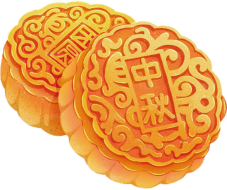 中秋节月饼元素素材