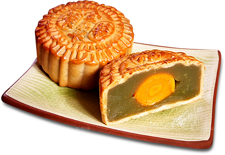 中秋节月饼元素素材设计
