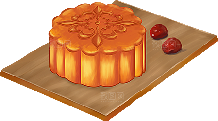 中秋节月饼元素素材