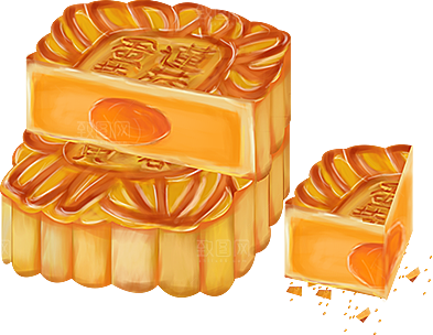 中秋节月饼元素素材
