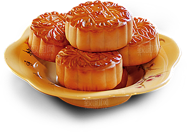 中秋节月饼元素素材