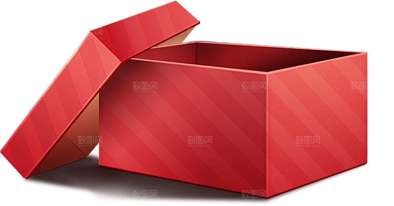 礼物盒子设计素材元素