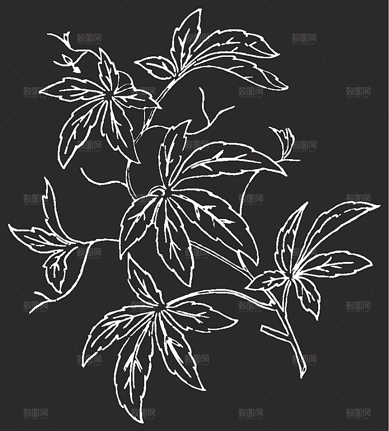 矢量鲜花花朵花卉创意底纹素材
