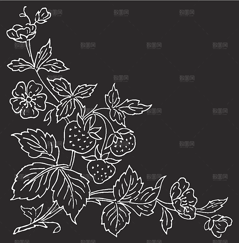 矢量鲜花花朵花卉创意底纹素材